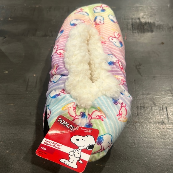 Snoopy slipper socks size 8/10 m/l - Picture 1 of 1